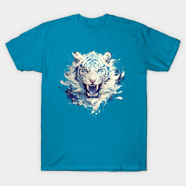 white tiger T-Shirt by sample the dragon